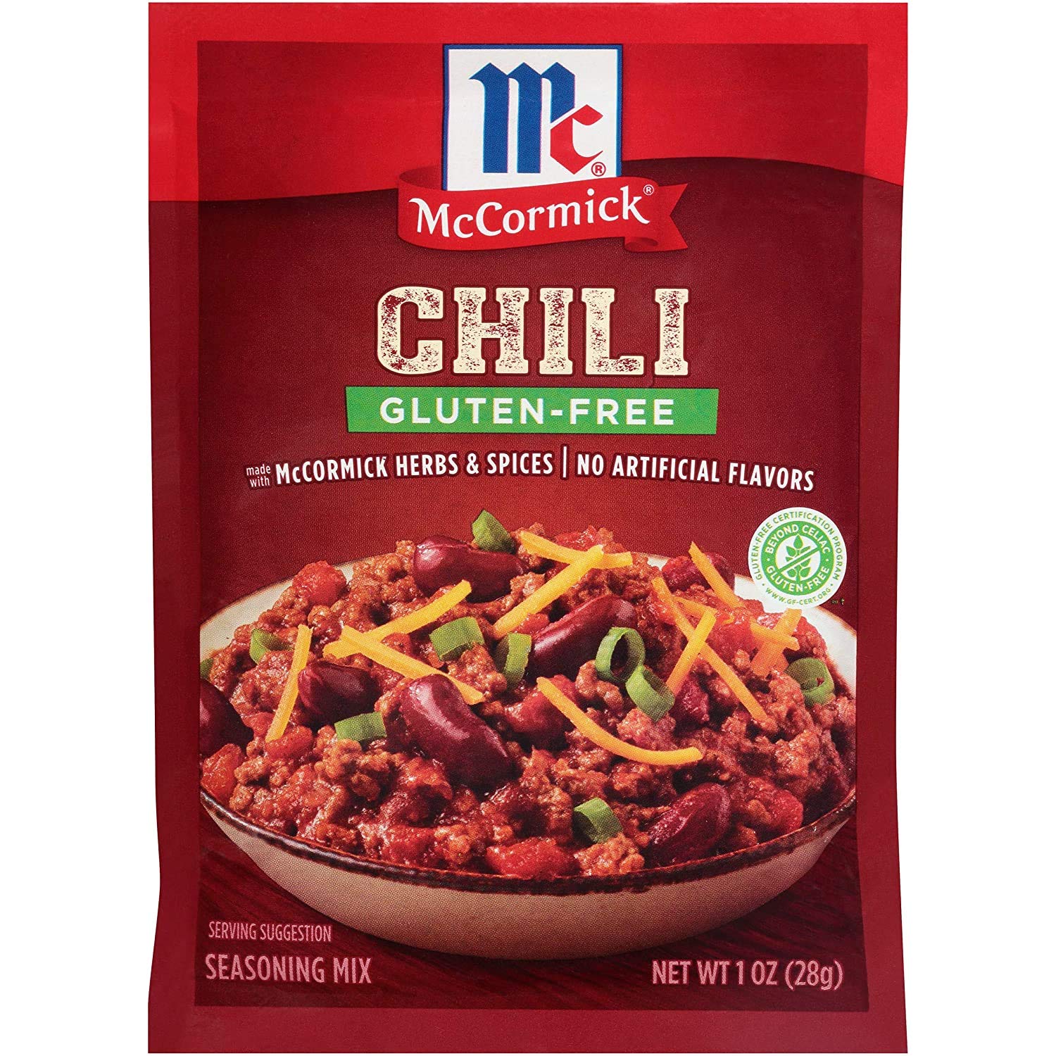 McCormick Chili Seasoning Mix 1oz Gluten-Free (Pack of 3)